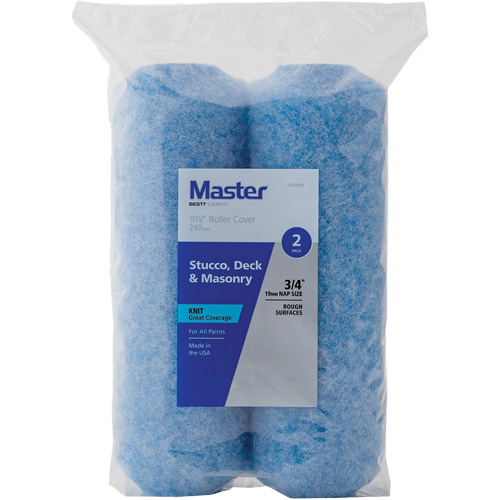 Master Textured Walls Roller Cover, 19 mm (3/4") Nap, 240 mm (9-1/2") L We Share Industrial Supply