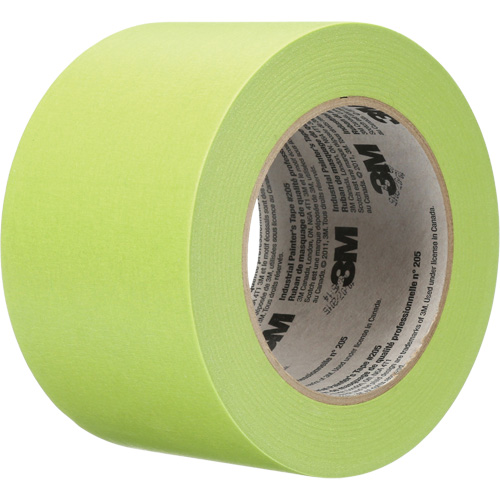Industrial Painter's Tape 205, 72 mm (2-4/5") x 55 m (180'), Green We Share Industrial Supply