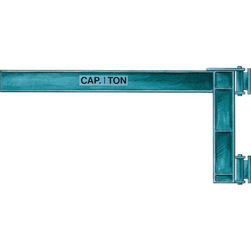 Potences, Poutre en I, Largeur de semelle de 3", Capacit&eacute; de 1000 lb (0,5 tonne) We Share Industrial Supply