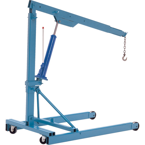 Grues Portatives, Lev&eacute;e 8', 1000 lb (0,5 tonne), 70-1/2" bras, 69-1/4" ha We Share Industrial Supply