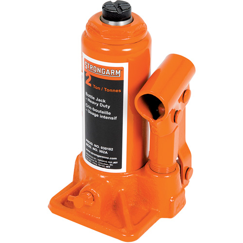 302A Bottle Jack, 2 tons, Manual Hydraulic, 12-1/2" Raised Height We Share Industrial Supply