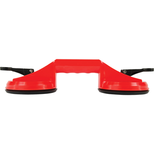 Ventouses de levage manuel - Ventouses doubles, 66 lb Capacit&eacute;, 4-5/8", Levier, 13" Longueur de la manche We Share Industrial Supply