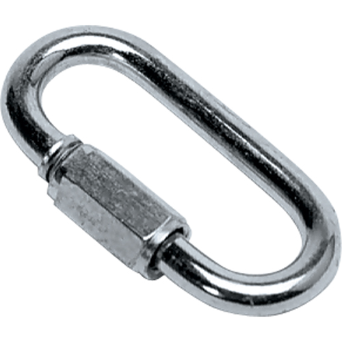 Zinc-Plated Quick Link, 880 lbs. (0.44 tons), 1/4" We Share Industrial Supply