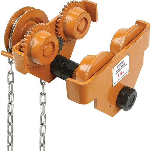 Adjustable Trolleys, 1000 lbs. (0.5 tons) Capacity, 2-11/16" - 5-1/4" We Share Industrial Supply