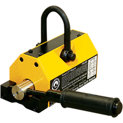 Powerlift&reg; Magnets, 2500 lbs. (1.25 tons) Holding Cap., 12-5/8" L x 7-1/8" W x 8-7/8" H We Share Industrial Supply