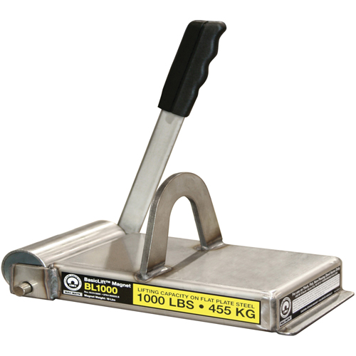 &eacute;lectro-aimants de levage de base, Capacit&eacute; de retenue 1000 lb (0,5 tonne), 11" lo x 5-5/8" la x 5-1/2" h We Share Industrial Supply