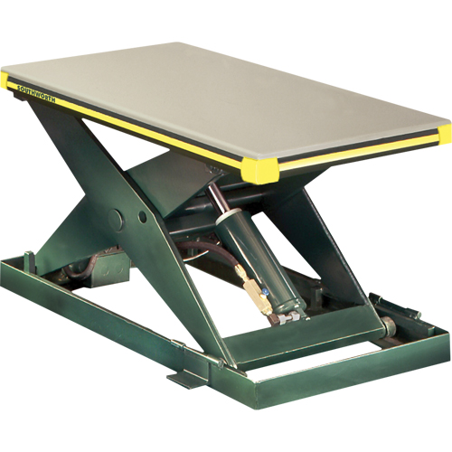 Hydraulic Backsaver Scissor Lift Table, Steel, 24" W x 48" L, 2000 lbs. Capacity We Share Industrial Supply