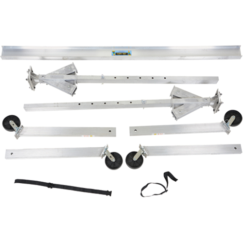 Grue mobile ajustable en aluminium, 10' lo, Capacit&eacute; 2000 lb (1 tonne) We Share Industrial Supply
