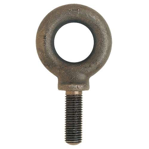 Eye Bolt, 71.50 mm Dia., 51 mm L, Uncoated Natural Finish, 4708 lbs. (2.354 tons) Capacity We Share Industrial Supply