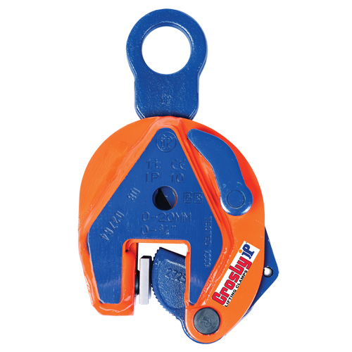 Griffe de levage vertical IP10H, 4000 lb (2 tonnes) Charge d'utilisation max., 0 - 1-1/2" Ouverture des m&acirc;choires We Share Industrial Supply