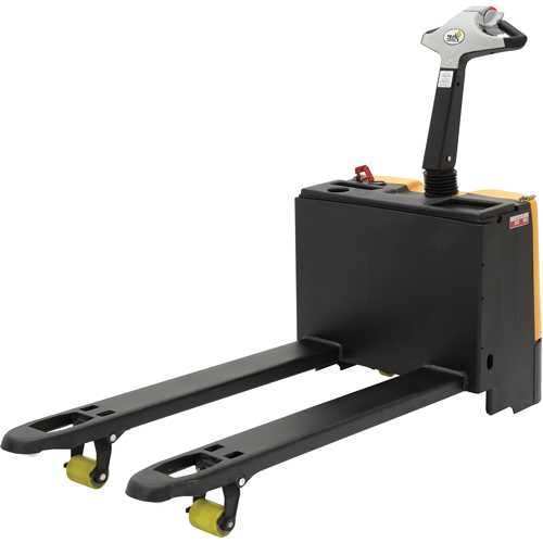 Fully Powered Electric Pallet Truck With  Scale, 3300 lbs. Cap., 48" L x 28.25" W We Share Industrial Supply
