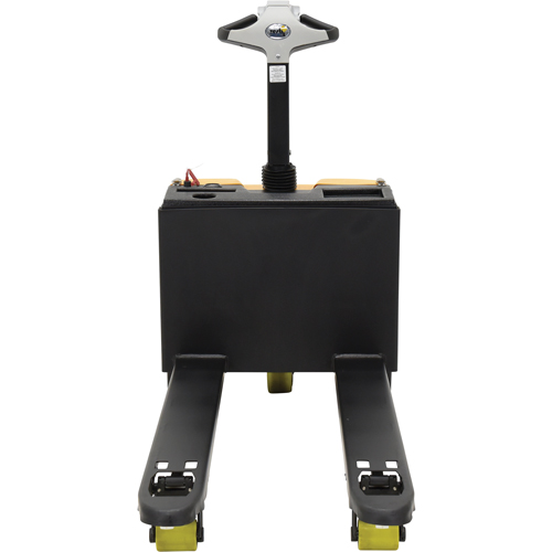 Fully Powered Electric Pallet Truck With  Scale, 3300 lbs. Cap., 48" L x 28.25" W We Share Industrial Supply