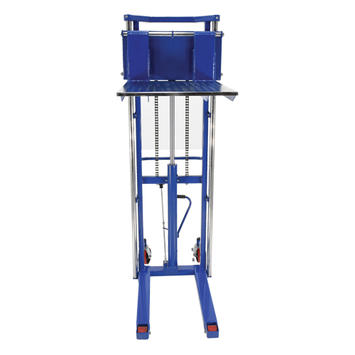 Hefti-Lift Load Stacker, Foot Pump Operated, 1500 lbs. Capacity, 63" Max Lift We Share Industrial Supply