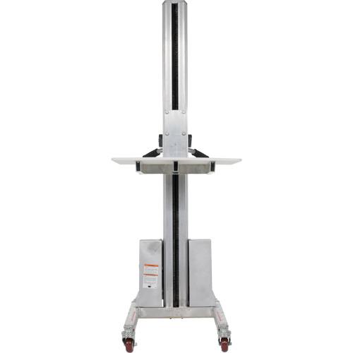 Quick Lift Stacker, Electric Operated, 175 lbs. Capacity, 57" Max Lift We Share Industrial Supply
