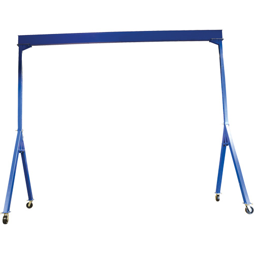 Grue-portique ajustable en acier, 20' lo, Capacit&eacute; 8000 lb (4 tonnes) We Share Industrial Supply