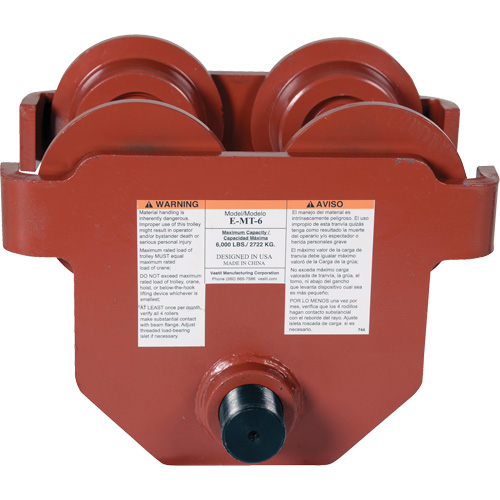 Low Profile Manual Trolley, 6000 lbs. (3 tons) We Share Industrial Supply