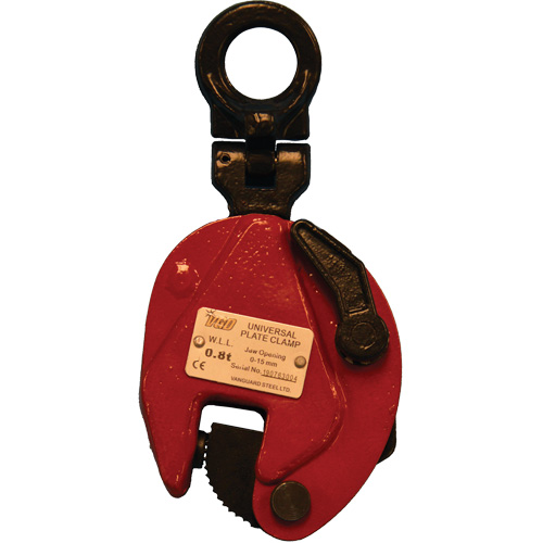 VUPC Universal Lifting Clamp, 4000 lbs. (2 tons), 0" - 1" Jaw Opening We Share Industrial Supply