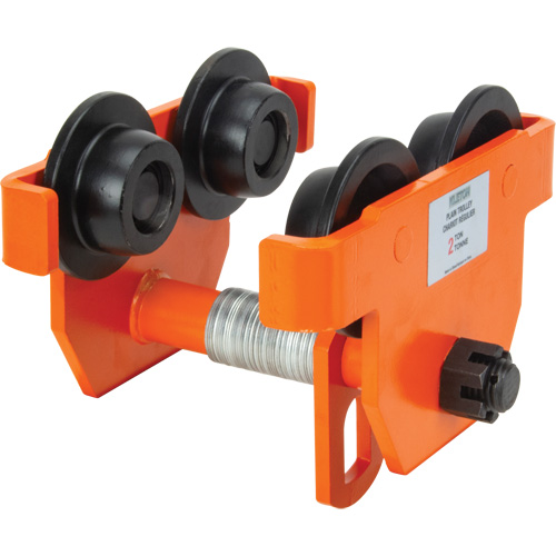Adjustable Trolley with Safety Plates, 2000 lbs. (1 tons) We Share Industrial Supply