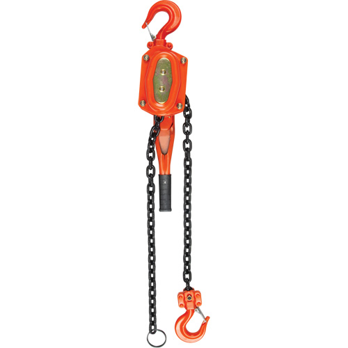 Lever Hoist, 10' Lift, 1500 lbs. (0.75 tons) Capacity, Alloy Steel Chain We Share Industrial Supply