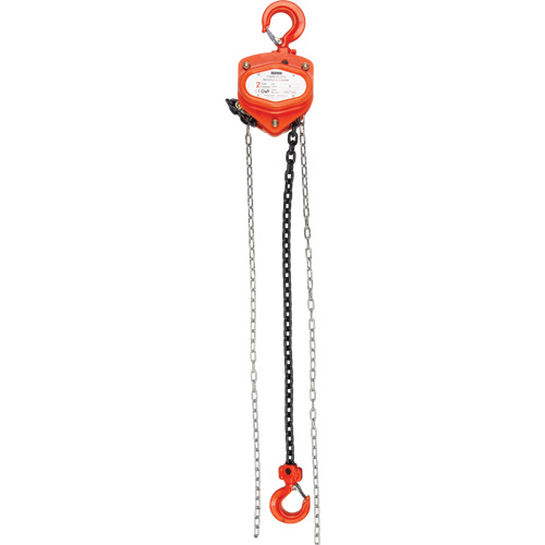 Chain Hoist, 10' Lift, 10000 lbs. (5 tons) Capacity, Alloy Steel Chain We Share Industrial Supply