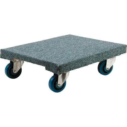 Wood Dollies - Heavy-Duty, Rubber Wheels, 1400 lbs. Capacity, 18" W x 24" D x 7" H We Share Industrial Supply