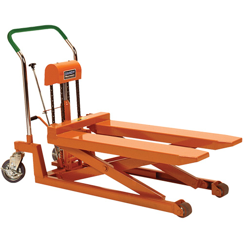 Table &eacute;l&eacute;vatrice &agrave; ciseaux et fourches Dandy Lift, 37,1" lo x 19,7" la, Acier, Capacit&eacute; 1100 lb We Share Industrial Supply