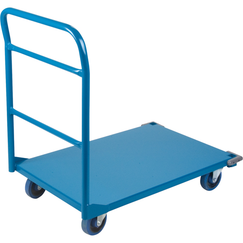 Chariots &agrave; tablettes/plateforme, Acier, 24" la x 36" p x 40" h, Capacit&eacute; de la plateforme 1300 lb We Share Industrial Supply