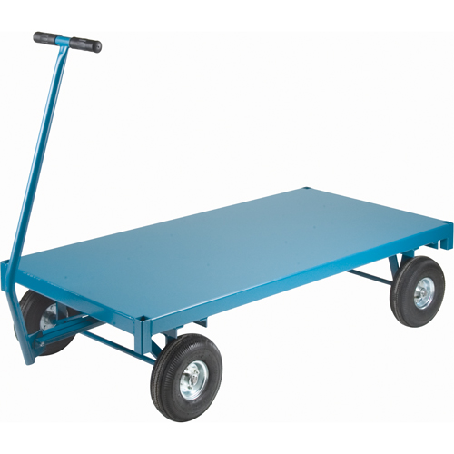 Chariots &agrave; plateforme - Chariots wagon ergonomiques &agrave; plateforme, 30" la x 60" la x Capacit&eacute; 1000 lb We Share Industrial Supply