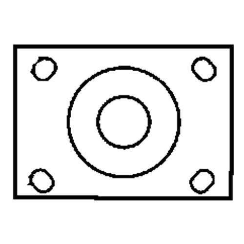 Total Locking Caster, Swivel with Brake, 6" (152.4 mm), Rubber, 450 lbs. (204 kg.) We Share Industrial Supply