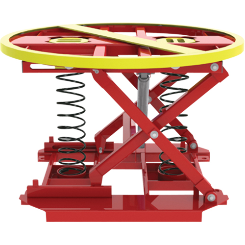 Pallet Pal&reg; 360 Spring Level Loader, 43-5/8" L x 43-5/8" W, 4500 lbs. Cap. We Share Industrial Supply