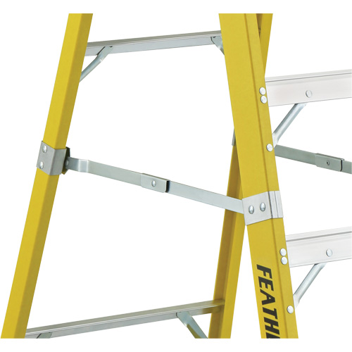 Industrial Heavy-Duty Platform Stepladders (6500 Series), 6', 300 lbs. Cap. We Share Industrial Supply