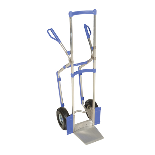 Diable ergonomique, Prise Combinaison, Aluminium, Hauteur de 52", Capacit&eacute; 350 lb We Share Industrial Supply