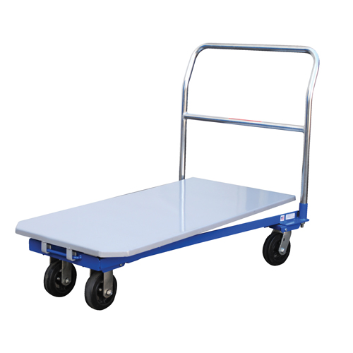 Platform Cart, 48" L x 24" W, 1500 lbs. Capacity, Mold-on Rubber Casters We Share Industrial Supply