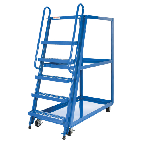 Chariot &agrave; cueillette, Acier, 27-7/8" la x 56-1/8" p, 3 tablettes, Capacit&eacute; 1000 lb We Share Industrial Supply