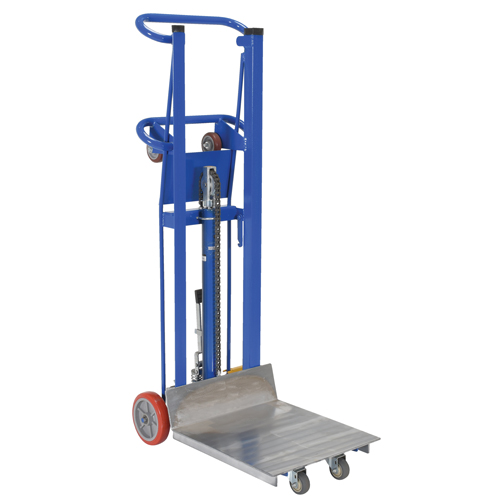Hydra Lift Platform Stacker, Foot Pump Operated, 750 lbs. Capacity, 52" Max Lift We Share Industrial Supply