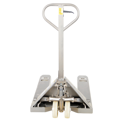 Transpalette, Acier inoxydable, 48" lo x 27" la, Capacit&eacute; 5500 lb We Share Industrial Supply