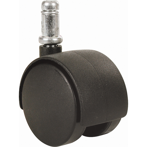 Twin Wheel Caster (300/400 Series), Swivel with Brake, 2" (51 mm) Dia., 75 lbs. (34 kg.) Capacity We Share Industrial Supply