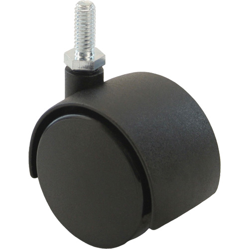 Twin Wheel Caster (300/400 Series), Swivel, 2" (51 mm) Dia., 75 lbs. (34 kg.) Capacity We Share Industrial Supply