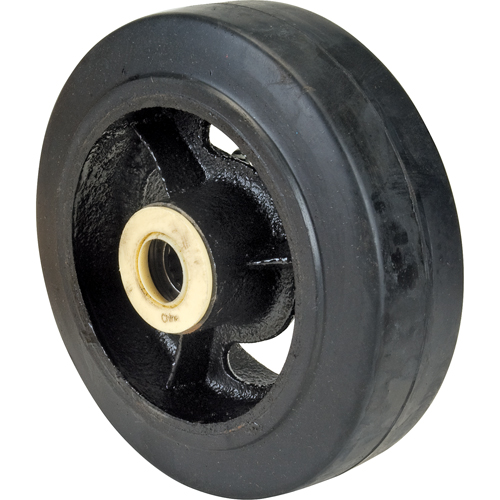 Roues en caoutchouc, 6" (152 mm) dia. x 2" (51 mm) la, Capacit&eacute; de 550 lb (249 kg) We Share Industrial Supply