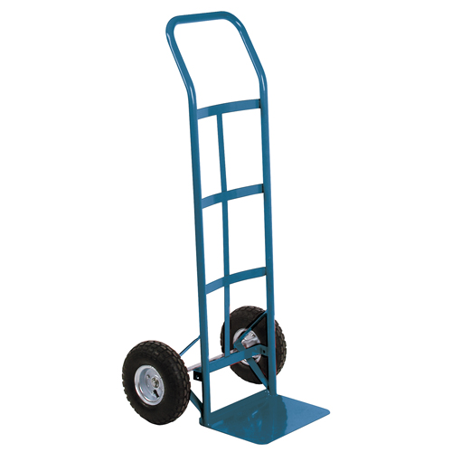 All-Welded Hand Truck, Continuous Handle, Steel, 48" Height, 600 lbs. Capacity We Share Industrial Supply