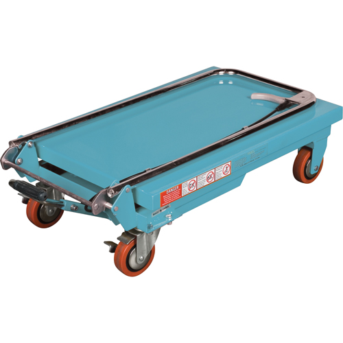 Heavy-Duty Hydraulic Scissor Lift Table, 27-1/2" L x 17-3/4" W, Steel, 330 lbs. Capacity We Share Industrial Supply