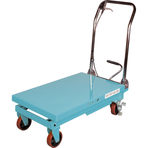 Table &eacute;l&eacute;vatrice robuste &agrave; ciseaux hydraulique, 32" lo x 19-3/4" la, Acier, Capacit&eacute; 660 lb We Share Industrial Supply