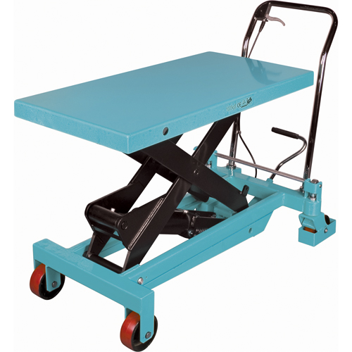 Heavy-Duty Hydraulic Scissor Lift Table, 40" L x 20-1/8" W, Steel, 2200 lbs. Capacity We Share Industrial Supply