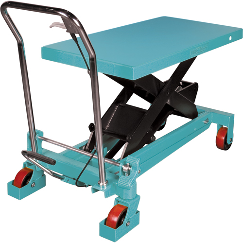 Heavy-Duty Hydraulic Scissor Lift Table, 40" L x 20-1/8" W, Steel, 2200 lbs. Capacity We Share Industrial Supply