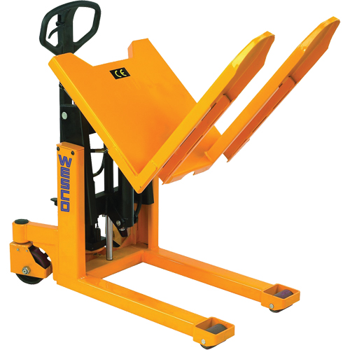 Basculeurs ergonomiques pour palettes, Bascule 90°, Capacit&eacute;e 2200 lb, 51-2/3" lo x 21-1/2" la x 44-1/4" h We Share Industrial Supply