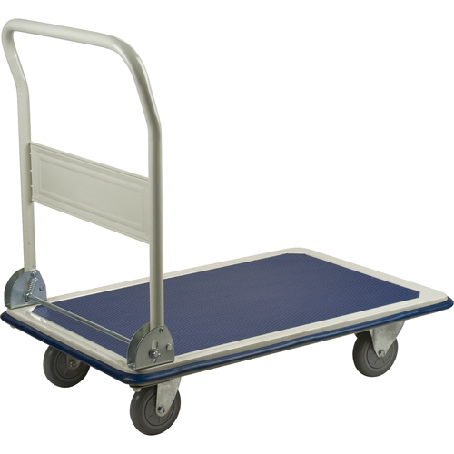 Folding Handle Platform Trucks, Steel, 400 lbs., 29" L x 19" W, 33" High We Share Industrial Supply