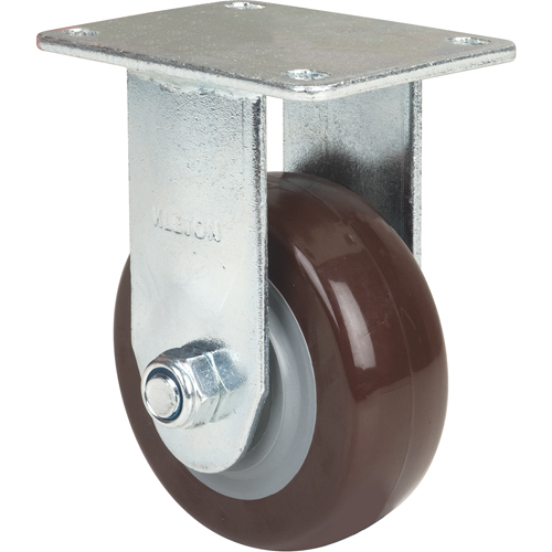 Roulette, Fixe, 4" (101,6 mm), Polyur&eacute;thane, 440 lb (199,58 kg) We Share Industrial Supply