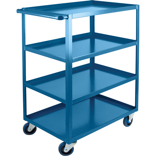 Chariots &agrave; tablettes robustes, 4 Tiers, 24" la x 48" h x 39" p, Capacit&eacute; 1200 lb We Share Industrial Supply