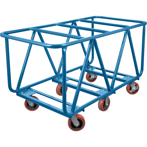 Flat Bed Lumber Cart, 60" x 30" x 33", 2500 lbs. Capacity We Share Industrial Supply