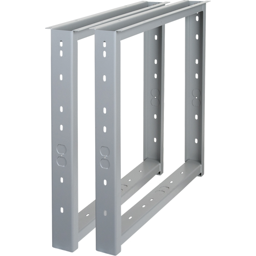 &eacute;tabli - Pieds, Acier, 22" p x 32" h, Paire We Share Industrial Supply
